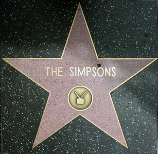 The Simpsons Hollywood Star